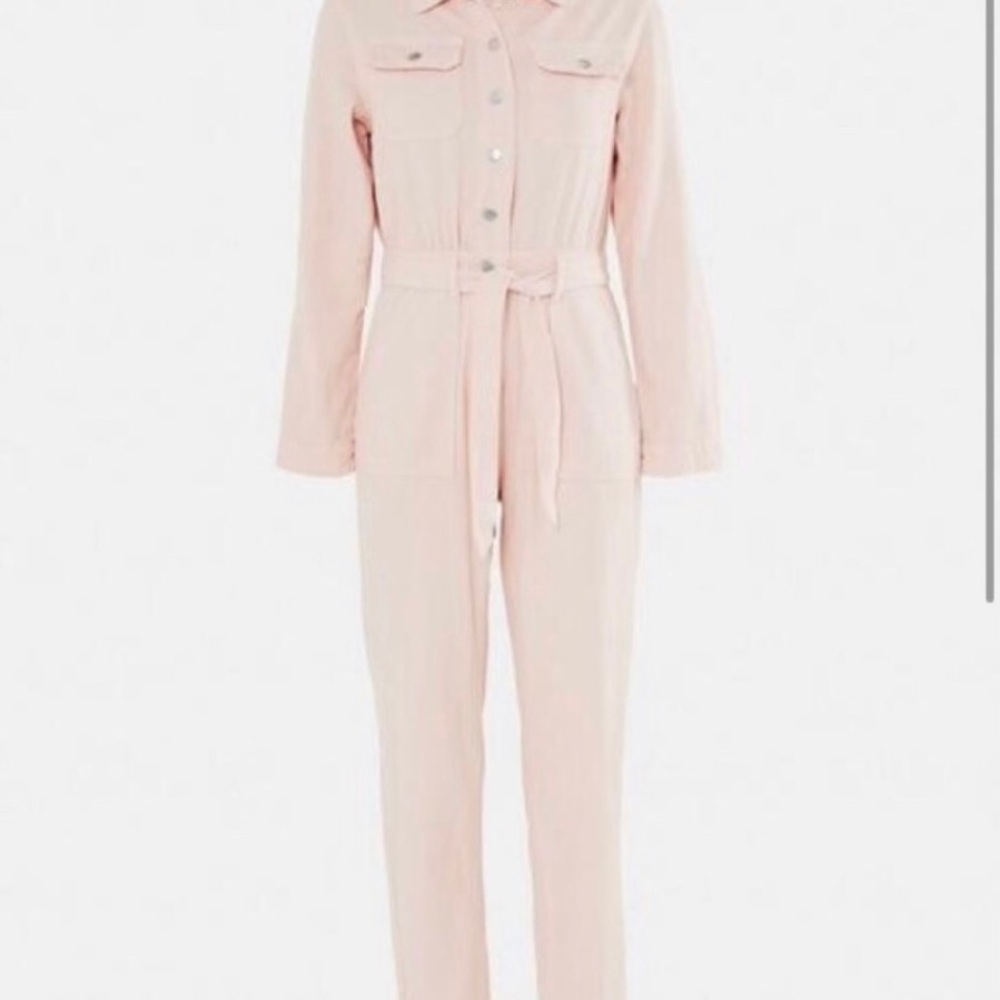 Pink jumpsuit Missguided